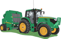 Tractorcase1 — embroidery design preview
