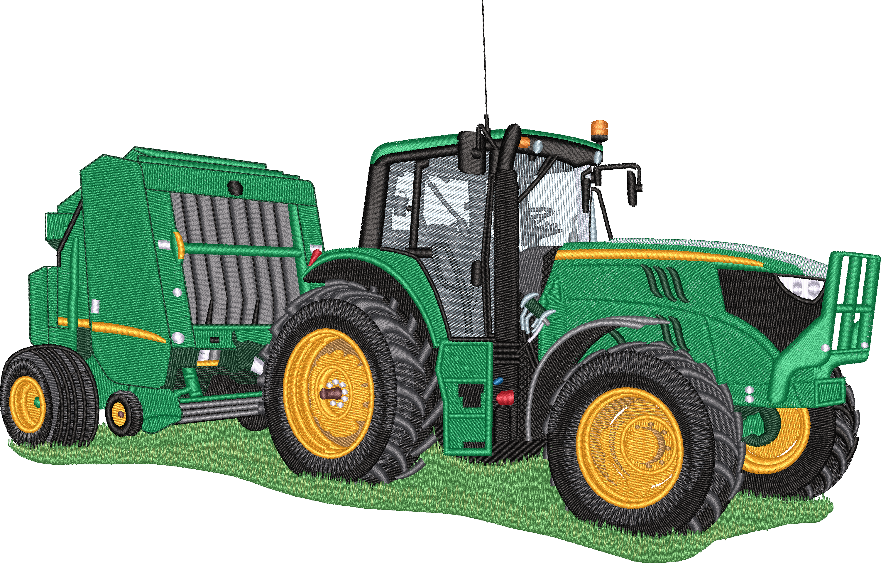 Tractorcase1 — embroidery design preview