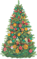 TREE CHRISTMAS — embroidery design preview