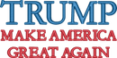 TRUMP MAGA — embroidery design preview