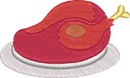 TURKEY PLATE — embroidery design preview
