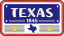 Tx State Plate — embroidery design preview