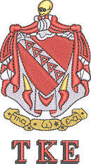 Tau Kappa Epsilon — embroidery design preview