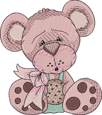 Teddybearcookie — embroidery design preview