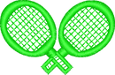 Tennis — embroidery design preview