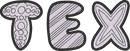 Texture Font 1 alphabet preview