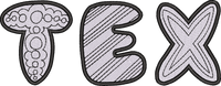 Texture Font 1 alphabet preview