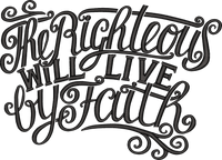 The Righleous — embroidery design preview