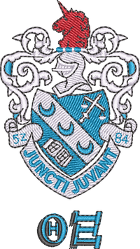 Theta Xi — embroidery design preview