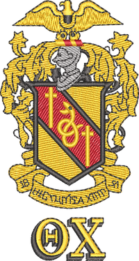 Theta Chi — embroidery design preview