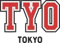 Tokyo City Cap embroidery design preview