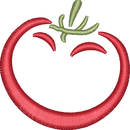 Tomatoes — embroidery design preview