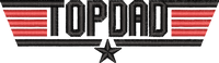 Top Dad1 — embroidery design preview