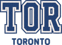 Toronto City Cap embroidery design preview