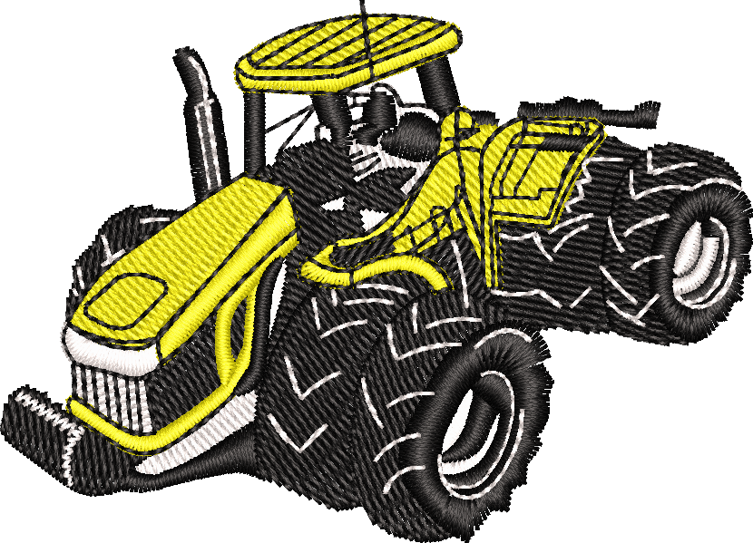 Tractor3 — embroidery design preview