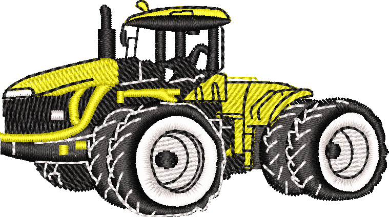 Tractor4 — embroidery design preview