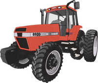 Tractor Case 8920 — embroidery design preview