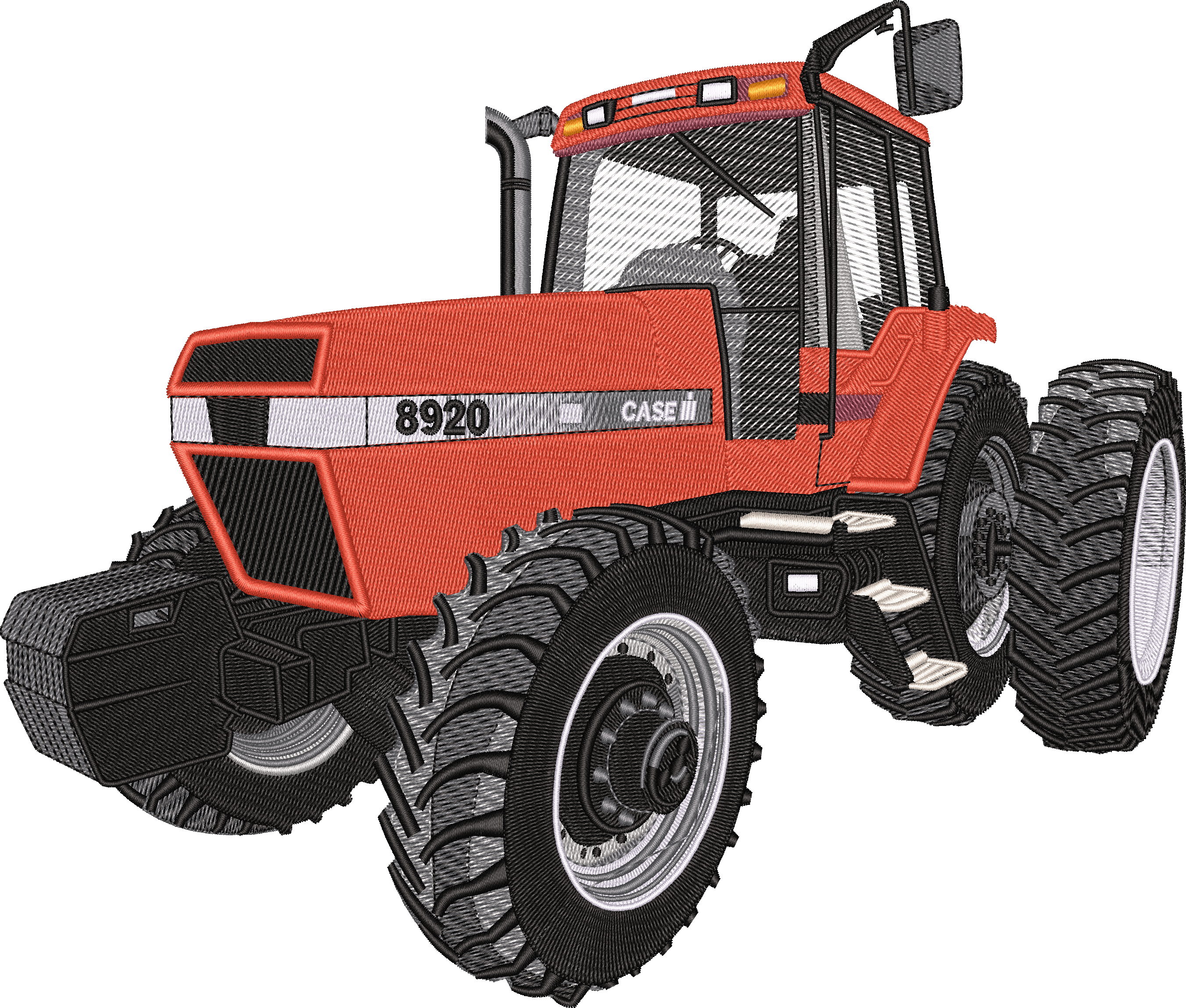 Tractor Case 8920 — embroidery design preview