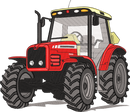 Tractor Mf — embroidery design preview