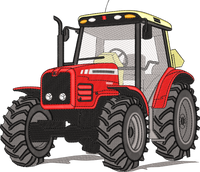 Tractor Mf — embroidery design preview