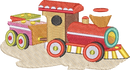 Train — embroidery design preview