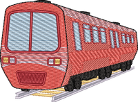 Train1 — embroidery design preview
