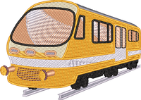 Train10 — embroidery design preview