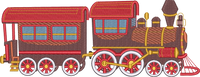 Train11 — embroidery design preview