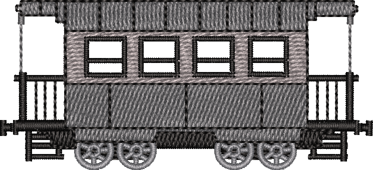 Train12 — embroidery design preview