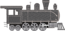 Train13 — embroidery design preview