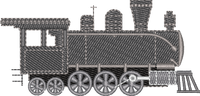 Train13 — embroidery design preview