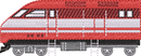 Train14 — embroidery design preview