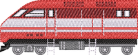 Train14 — embroidery design preview