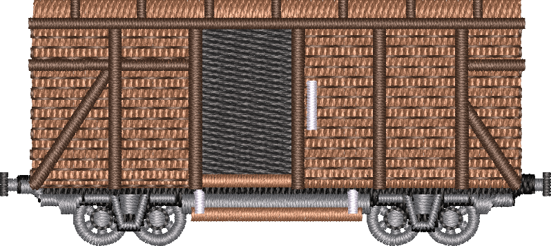 Train16 — embroidery design preview