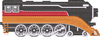 Train17 — embroidery design preview