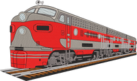 Train23 — embroidery design preview