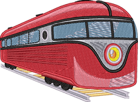 Train6 — embroidery design preview