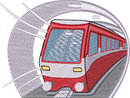 Train7 — embroidery design preview