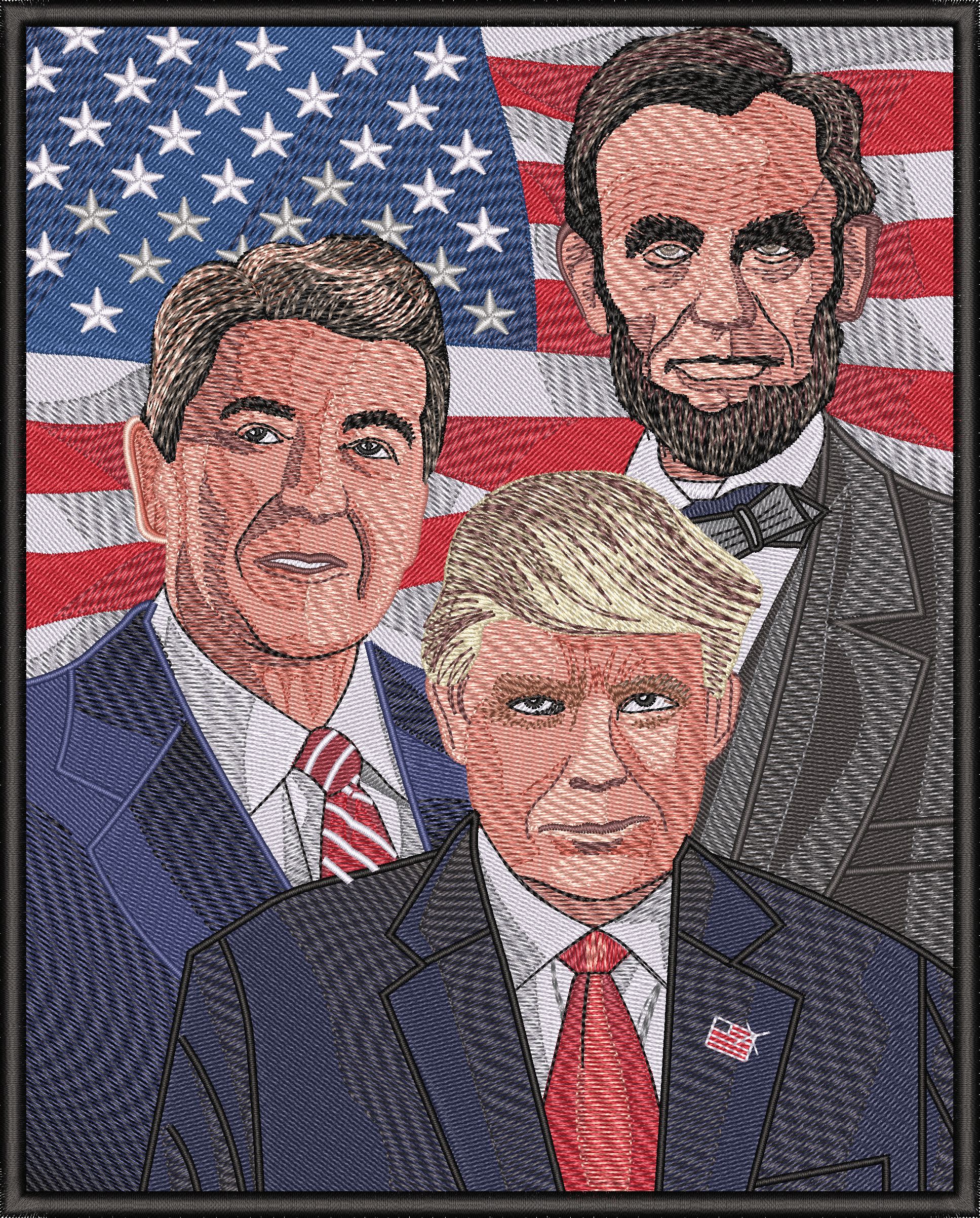 Trump Lincoln Regan