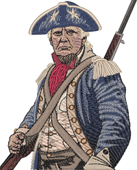 Trump Patriot — embroidery design preview