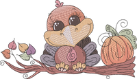 Turkeypumpkin — embroidery design preview