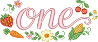 Turning One embroidery design preview