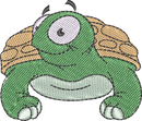 Turtle — embroidery design preview
