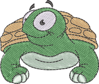 Turtle — embroidery design preview