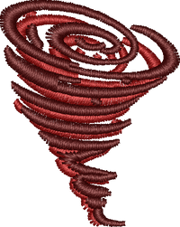 Twister — embroidery design preview