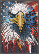 USA EAGLE23 — embroidery design preview