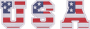 Usa Lettering embroidery design preview