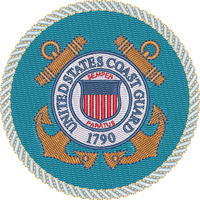 Us Coast Guard — embroidery design preview