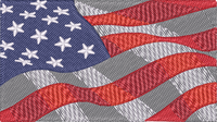 Us Flag1 — embroidery design preview