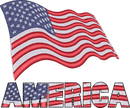 Us Flag3 — embroidery design preview